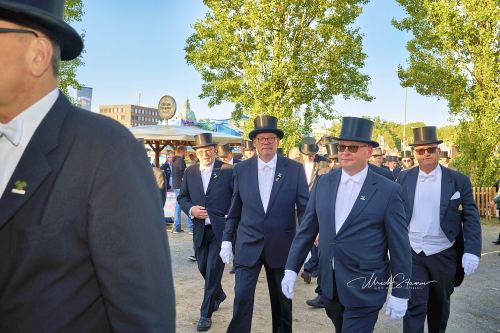 Bruchmeisterrundgang über das 495.Schützenfest in Hannover - Schützenplatz in Hannover / Niedersachsen / Deutschland am 04.07.24