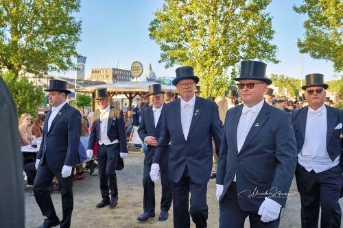 Bruchmeisterrundgang über das 495.Schützenfest in Hannover - Schützenplatz in Hannover / Niedersachsen / Deutschland am 04.07.24