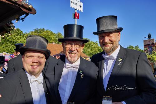 Bruchmeisterrundgang über das 495.Schützenfest in Hannover - Schützenplatz in Hannover / Niedersachsen / Deutschland am 04.07.24