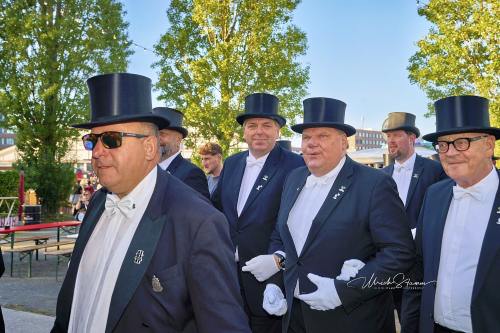 Bruchmeisterrundgang über das 495.Schützenfest in Hannover - Schützenplatz in Hannover / Niedersachsen / Deutschland am 04.07.24