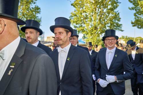 Bruchmeisterrundgang über das 495.Schützenfest in Hannover - Schützenplatz in Hannover / Niedersachsen / Deutschland am 04.07.24