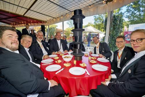 Bruchmeisterrundgang über das 495.Schützenfest in Hannover - Schützenplatz in Hannover / Niedersachsen / Deutschland am 04.07.24