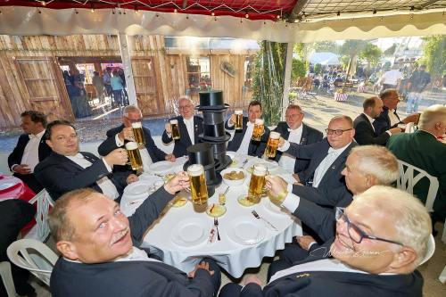 Bruchmeisterrundgang über das 495.Schützenfest in Hannover - Schützenplatz in Hannover / Niedersachsen / Deutschland am 04.07.24