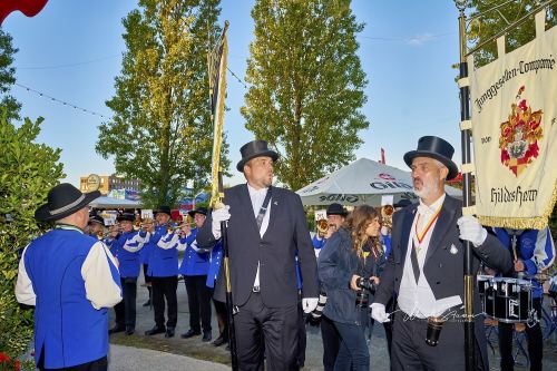 Bruchmeisterrundgang über das 495.Schützenfest in Hannover - Schützenplatz in Hannover / Niedersachsen / Deutschland am 04.07.24