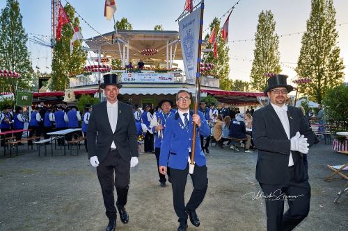 Bruchmeisterrundgang über das 495.Schützenfest in Hannover - Schützenplatz in Hannover / Niedersachsen / Deutschland am 04.07.24