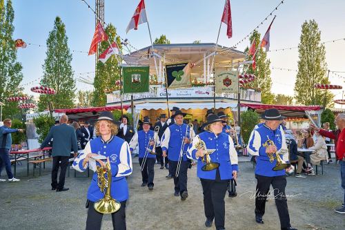 Bruchmeisterrundgang über das 495.Schützenfest in Hannover - Schützenplatz in Hannover / Niedersachsen / Deutschland am 04.07.24