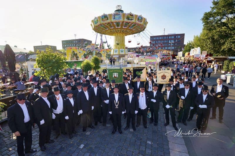 Bruchmeisterrundgang über das 494.Schützenfest Hannover - Schützenplatz in Hannover / Niedersachsen / Deutschland am 06.07.23