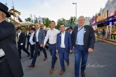 Bruchmeisterrundgang über das 494.Schützenfest Hannover - Schützenplatz in Hannover / Niedersachsen / Deutschland am 06.07.23