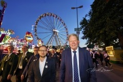 Bruchmeisterrundgang über das 494.Schützenfest Hannover - Schützenplatz in Hannover / Niedersachsen / Deutschland am 06.07.23