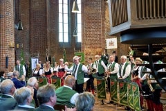 494. Schützenfest in Hannover - Eröffungsgottesdienst in der Marktkirche - Marktkirche in Hannover / Niedersachsen / Deutschland am 30.06.23