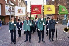 494. Schützenfest in Hannover - Marsch zum Neuen Rathaus Hannover -  in Hannover / Niedersachsen / Deutschland am 30.06.23