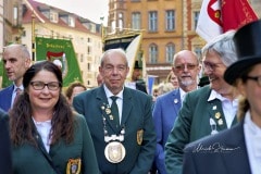 494. Schützenfest in Hannover - Marsch zum Neuen Rathaus Hannover -  in Hannover / Niedersachsen / Deutschland am 30.06.23