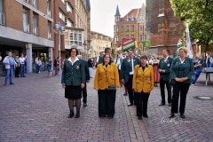 494. Schützenfest in Hannover - Marsch zum Neuen Rathaus Hannover -  in Hannover / Niedersachsen / Deutschland am 30.06.23