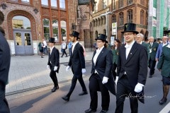 494. Schützenfest in Hannover - Marsch zum Neuen Rathaus Hannover -  in Hannover / Niedersachsen / Deutschland am 30.06.23