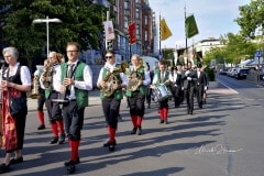 494. Schützenfest in Hannover - Marsch zum Neuen Rathaus Hannover -  in Hannover / Niedersachsen / Deutschland am 30.06.23