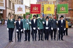 494. Schützenfest in Hannover - Marsch zum Neuen Rathaus Hannover -  in Hannover / Niedersachsen / Deutschland am 30.06.23