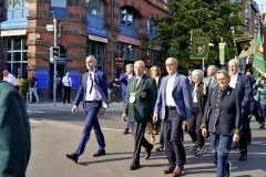 494. Schützenfest in Hannover - Marsch zum Neuen Rathaus Hannover -  in Hannover / Niedersachsen / Deutschland am 30.06.23