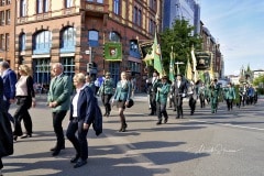 494. Schützenfest in Hannover - Marsch zum Neuen Rathaus Hannover -  in Hannover / Niedersachsen / Deutschland am 30.06.23