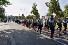 494. Schützenfest in Hannover - Marsch zum Neuen Rathaus Hannover -  in Hannover / Niedersachsen / Deutschland am 30.06.23