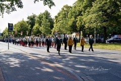 494. Schützenfest in Hannover - Marsch zum Neuen Rathaus Hannover -  in Hannover / Niedersachsen / Deutschland am 30.06.23