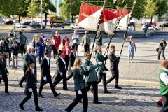 494. Schützenfest in Hannover - Marsch zum Neuen Rathaus Hannover -  in Hannover / Niedersachsen / Deutschland am 30.06.23