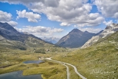 Luftbild Berninapass - Berninapass in  / Graubünden / Schweiz am 21.08.23