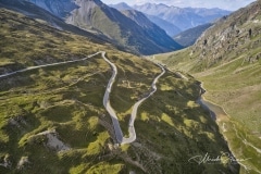 Luftbild - Umbrailpass - Umbrailpass in  / Ortler-Alpen / Schweiz am 21.08.23