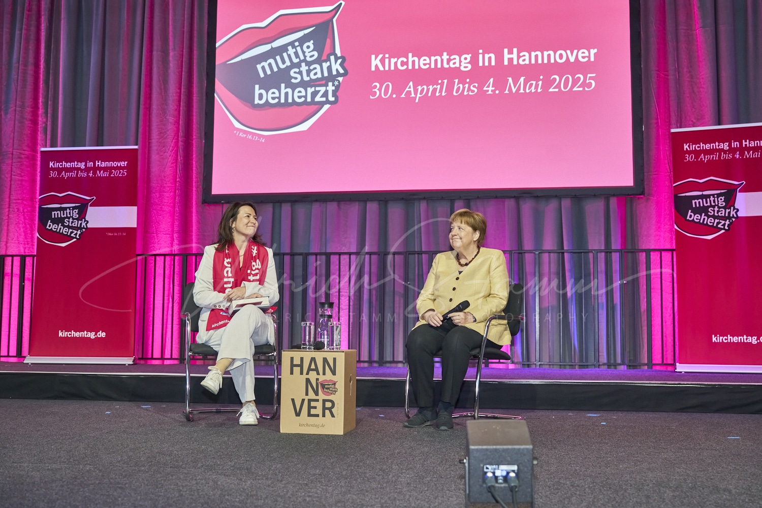 Bibelarbeit Angela Merkel 39 Deutscher Evangelischer Kirchentag Hannover Us 2025 05 01 186 – © Ulrich Stamm, Hannover