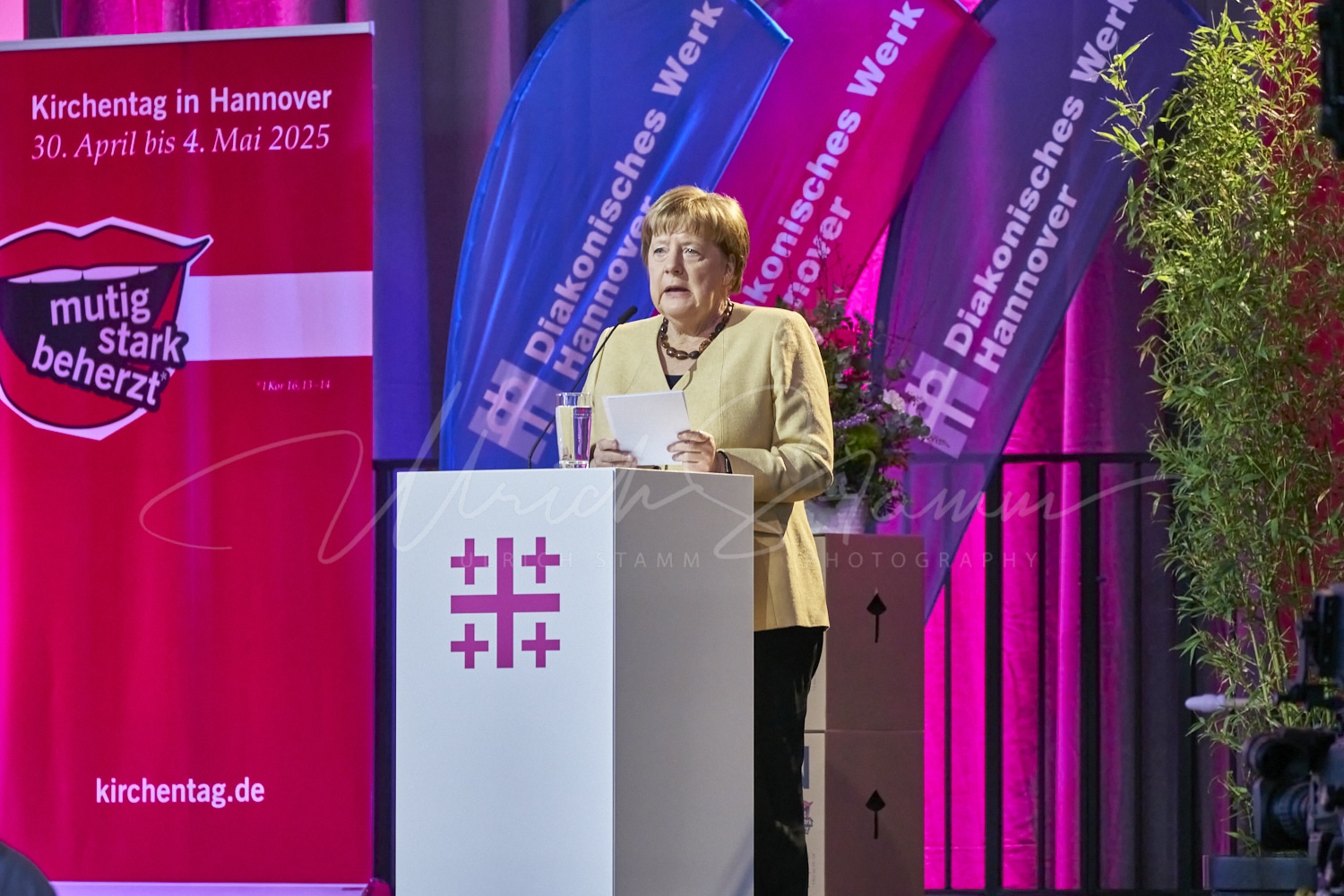 Bibelarbeit Angela Merkel 39 Deutscher Evangelischer Kirchentag Hannover Us 2025 05 01 68 – © Ulrich Stamm, Hannover