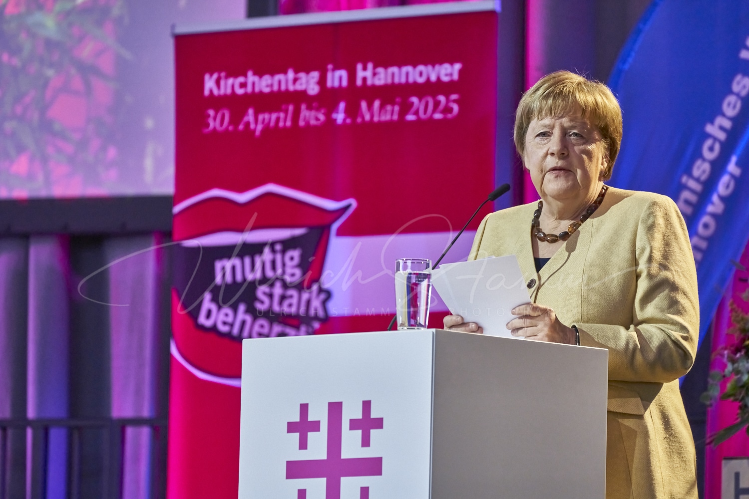 Bibelarbeit Angela Merkel 39 Deutscher Evangelischer Kirchentag Hannover Us 2025 05 01 96 – © Ulrich Stamm, Hannover