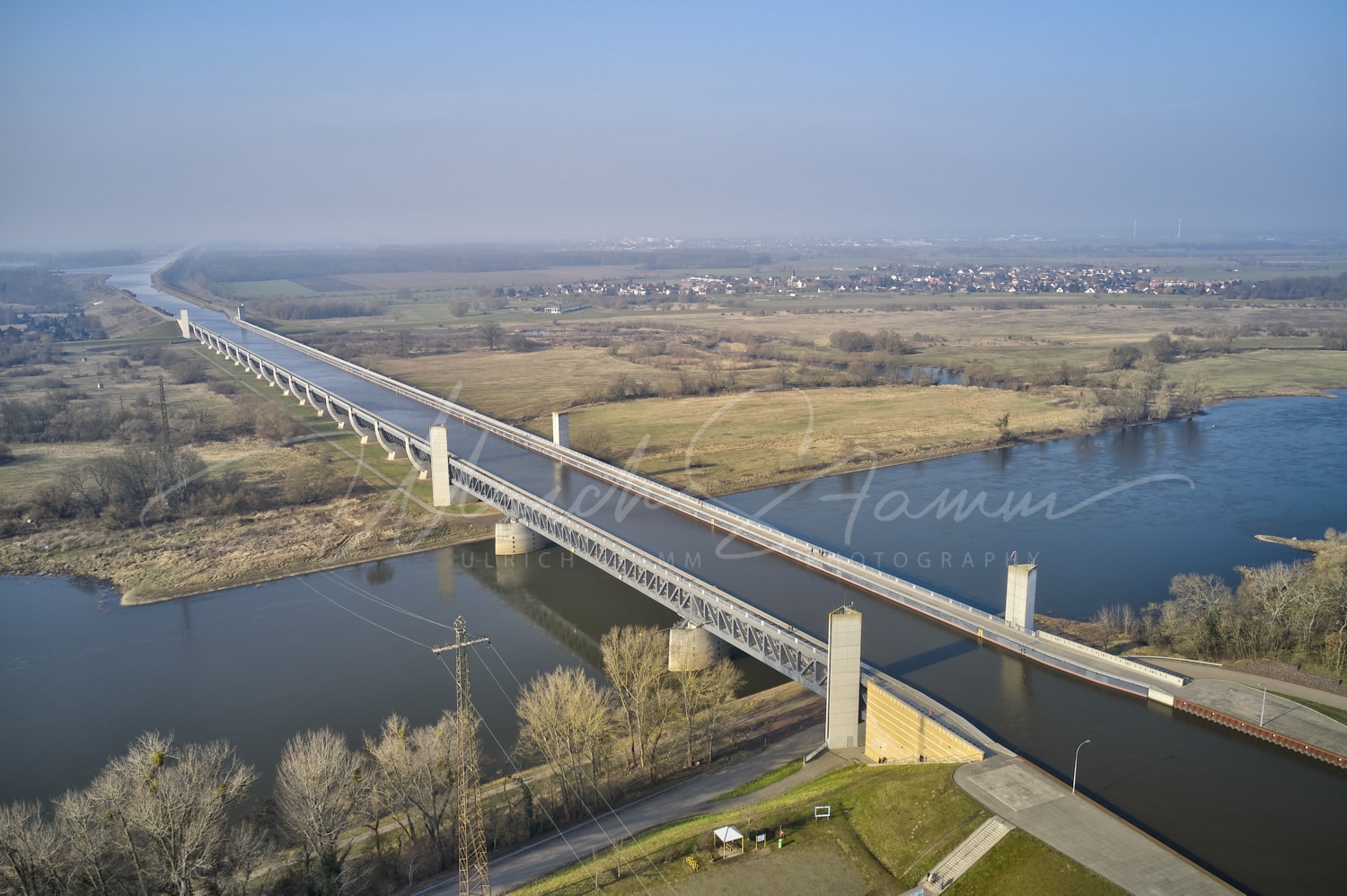 Luftbild Trogbruecke Magdeburg Hohenwarthe Us 2025 02 09 36 37 38 39 40 1 – © Ulrich Stamm, Hannover