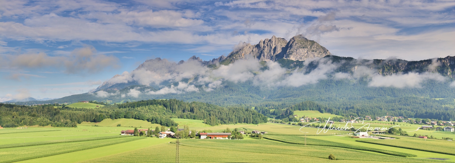 Luftbild Wilder Kaiser St Johann In Tirol Us 2025 07 30 31 Panorama – © Ulrich Stamm, Hannover