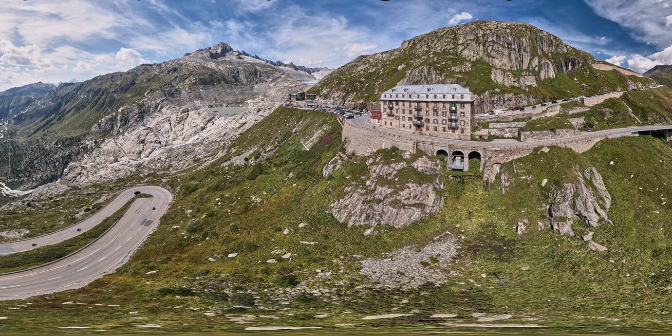 P8 Luftbild Hotel Belvedere Furkapass Us 2023 08 18 1 Panorama – © Ulrich Stamm, Hannover