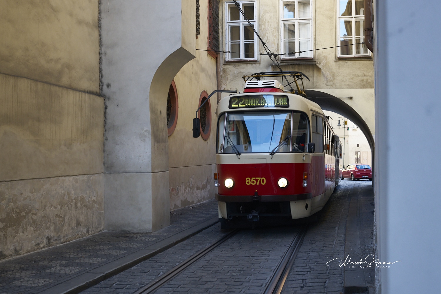Strassenbahnen Prag US 2025 10 18 21 Sightseeing In Prag Wenzelsplatz In Prag / / Tschechien – © Ulrich Stamm, Hannover